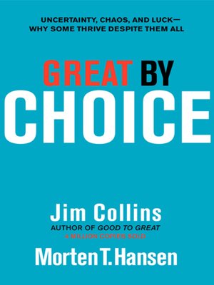 cover image of Great By Choice